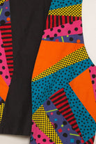 Vintage Vibrant Patchwork Vest (1990s)