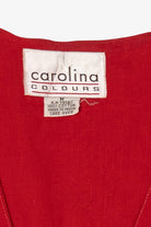 Vintage Plaid Hearts Carolina Colours Vest (1990s)