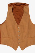 Vintage Brown Vest (1990s)