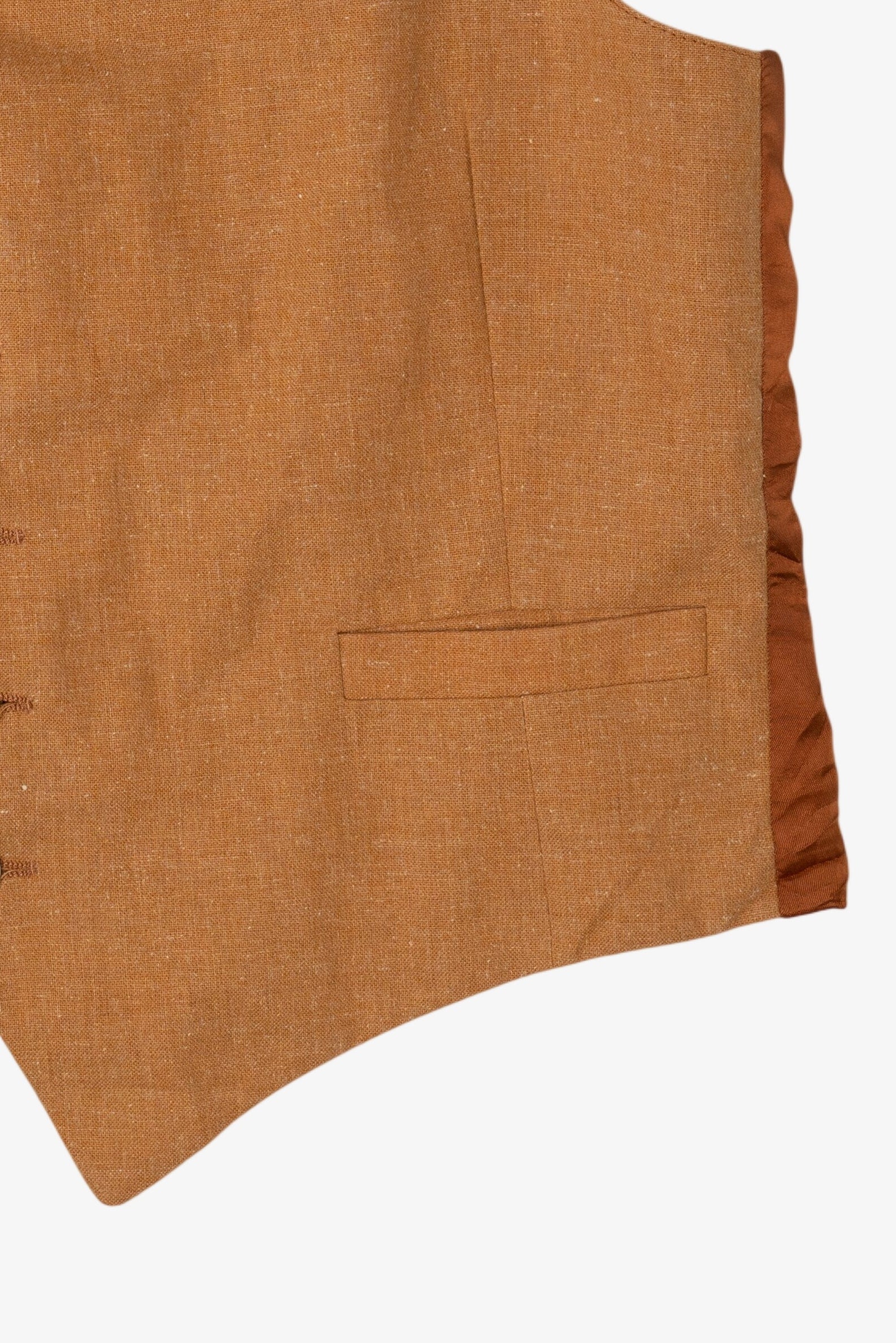 Vintage Brown Vest (1990s)