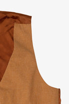 Vintage Brown Vest (1990s)