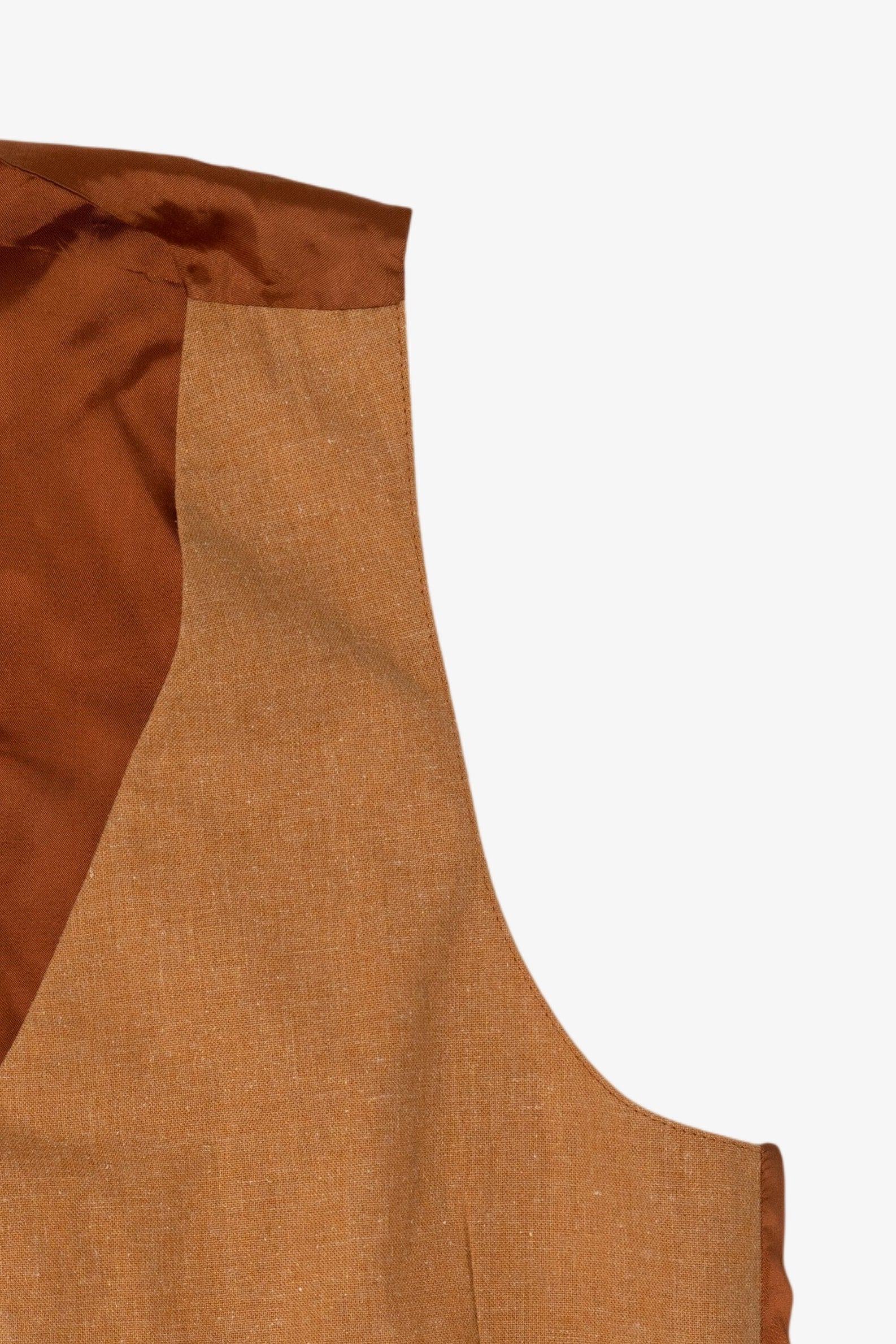 Vintage Brown Vest (1990s)
