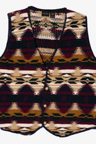 Vintage Structure Southwestern Pattern Vest (1990s)
