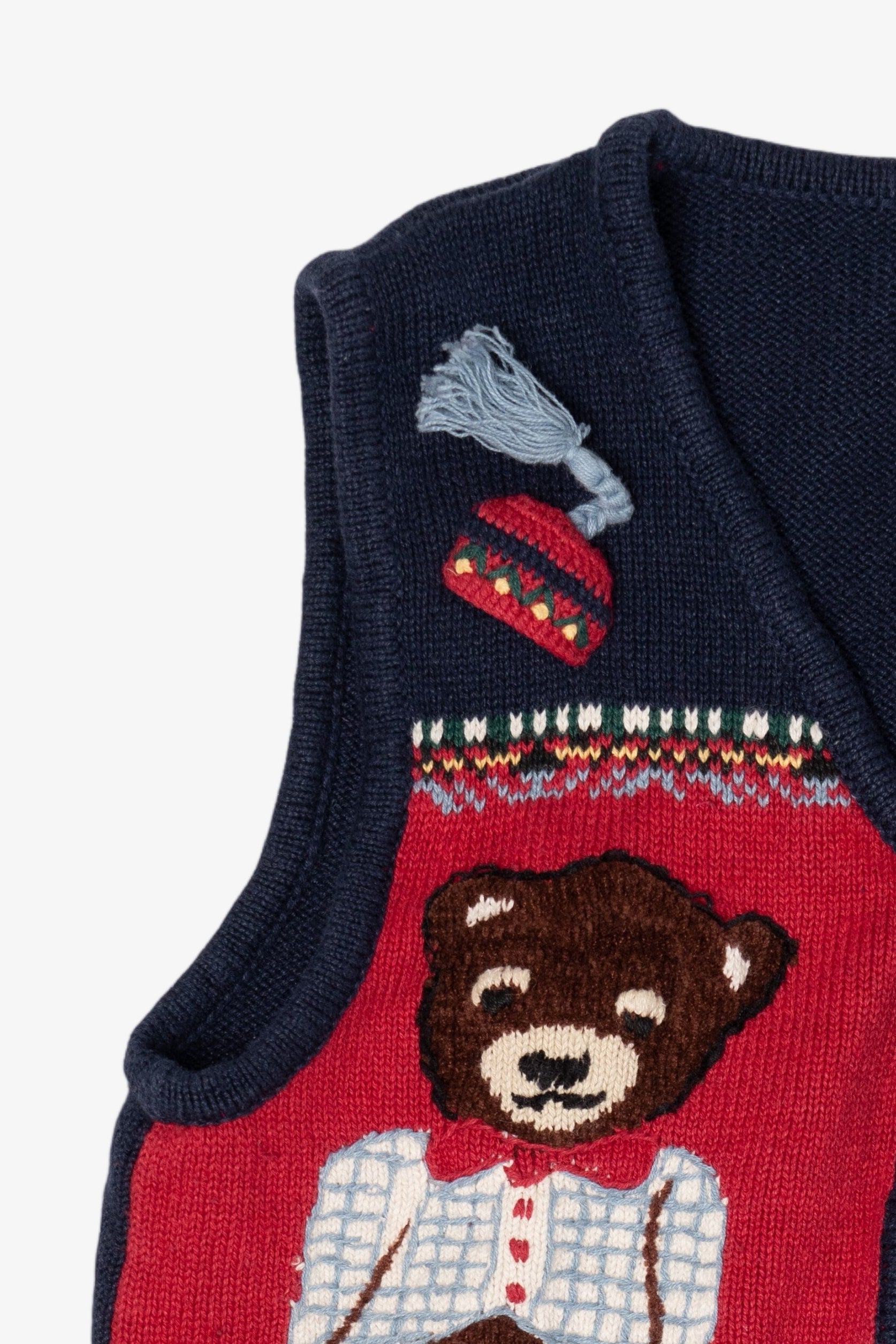 Vintage Teddy Bears And Winter Wear Capacity Vest (1990s)