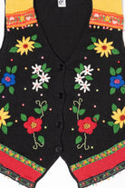 Vintage Victoria Jones Floral Vest (1990s)