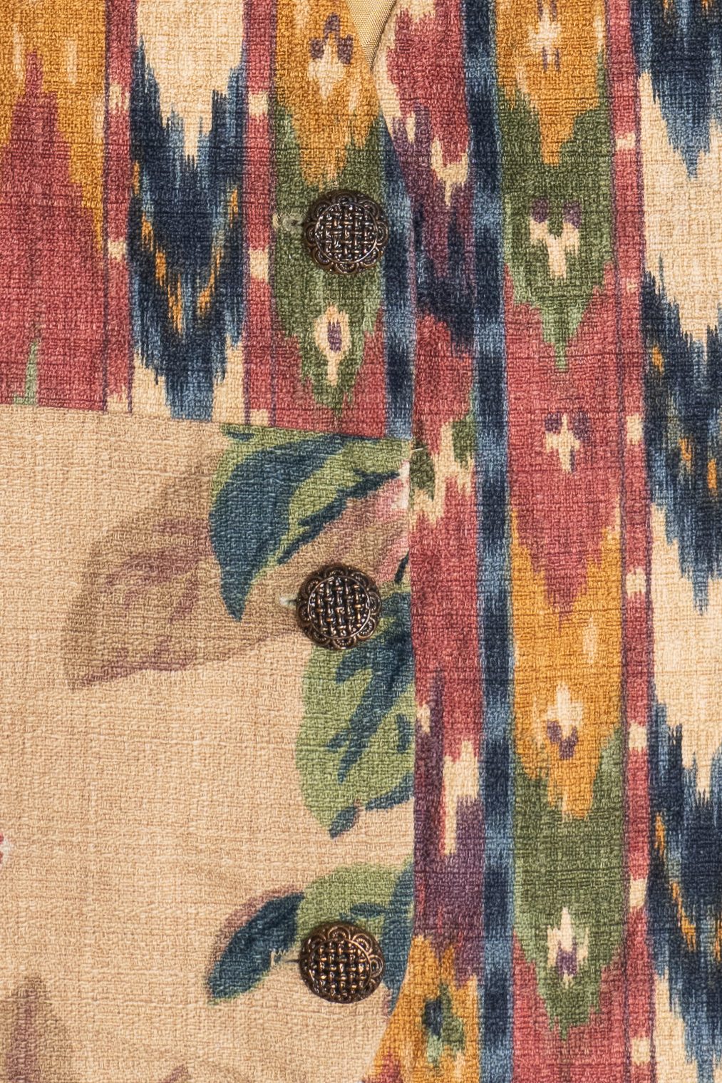 Vintage Patchwork Floral Vest (1990s)