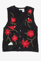 Vintage Flowers And Birds Capacity Vest (1990s)