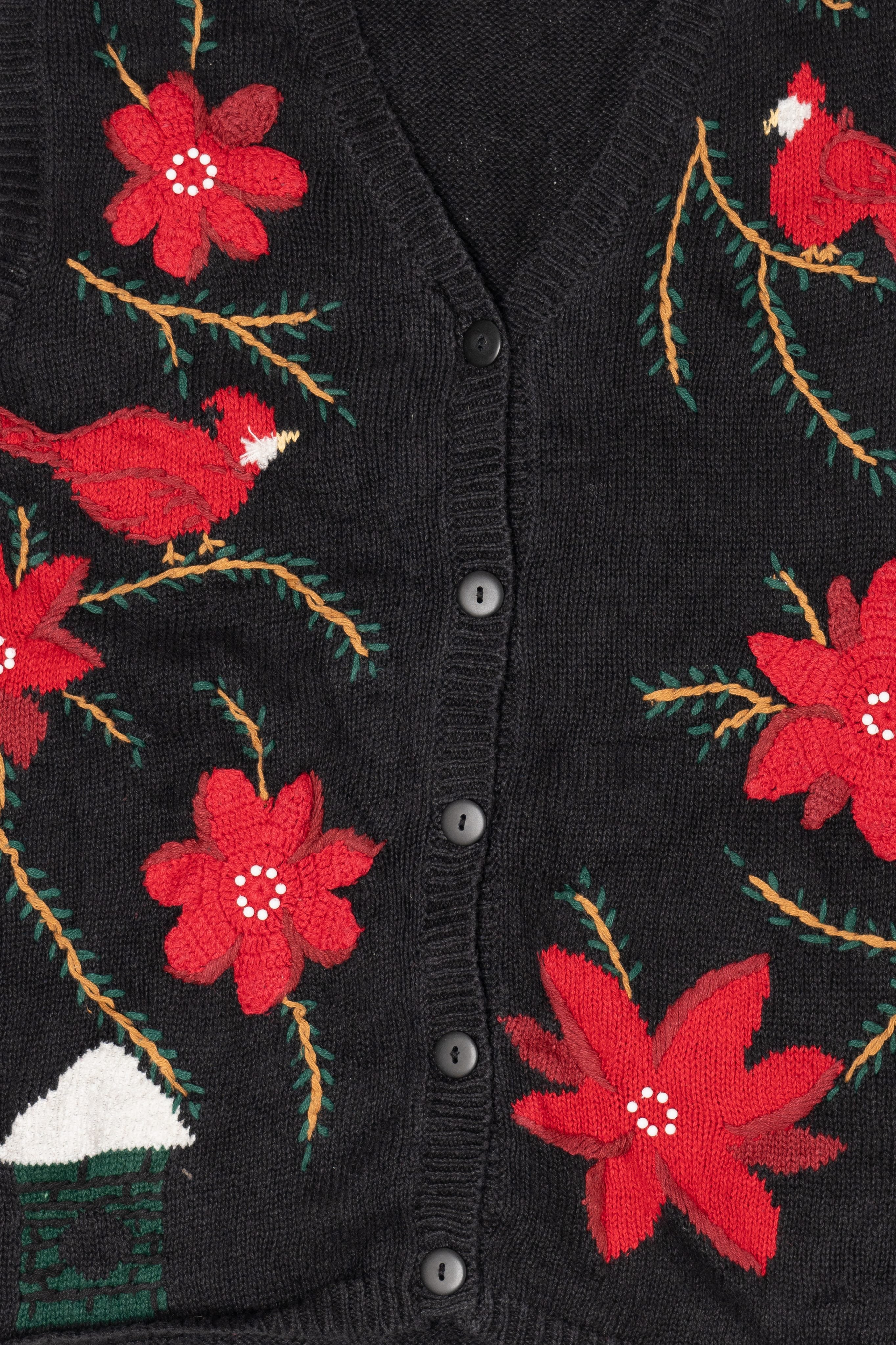 Vintage Flowers And Birds Capacity Vest (1990s)
