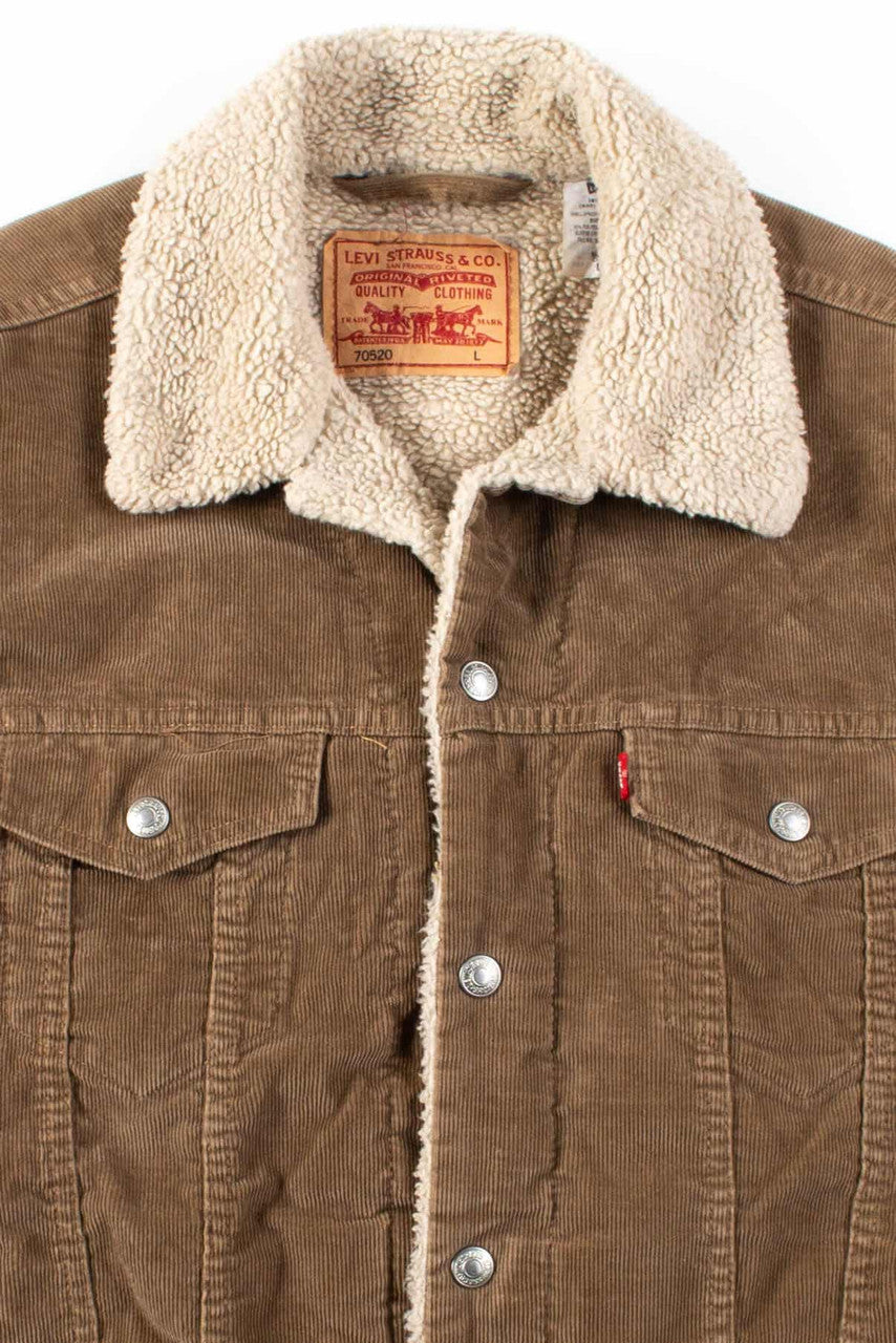 Brown Levi's Corduroy Jacket 2