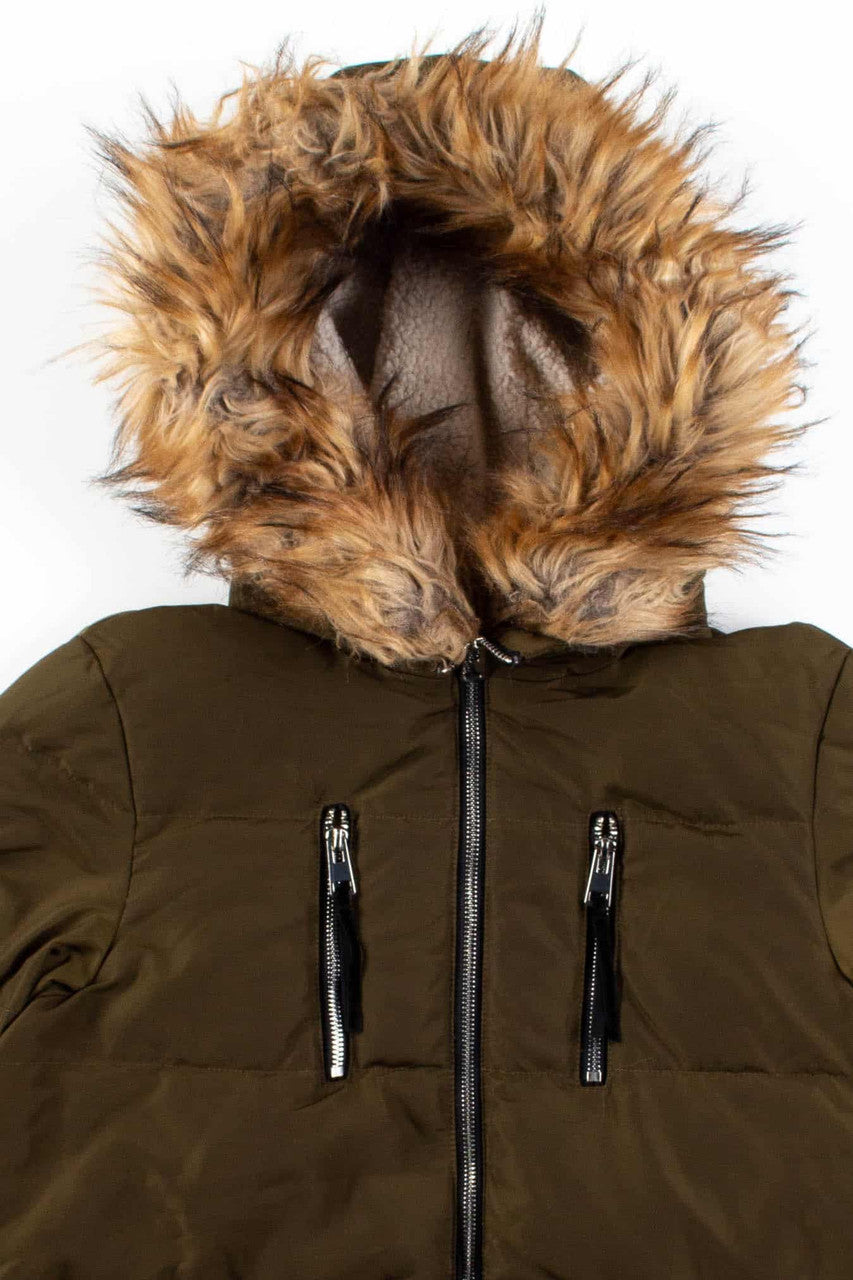Olive & Orange Parka 1