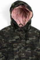 Pink Sherpa Camouflage Parka