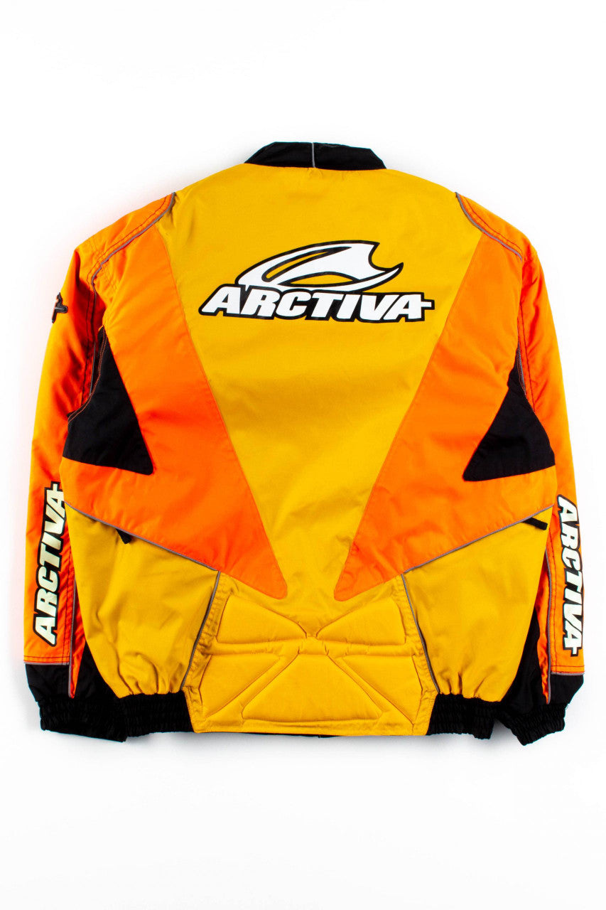 Yellow & Orange Arctiva Snowmobile Jacket