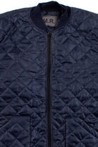 Navy Quilted Jacket
