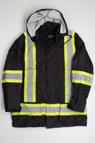 Black Oversized Safety Coat