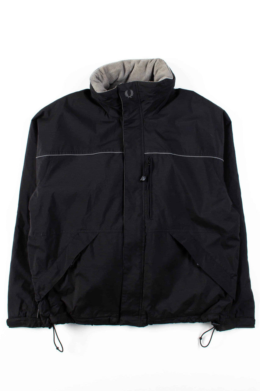 Black Fred Perry Winter Coat