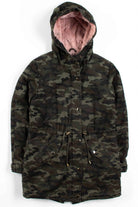 Pink Sherpa Camouflage Parka