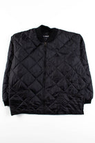 Black Quilted Coat