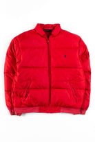 Red Polo Puffer Jacket