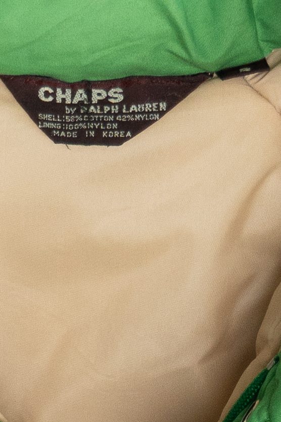 Vintage Chaps By Ralph Lauren Shoulder Patch Winter Puffer Coat (1980s)