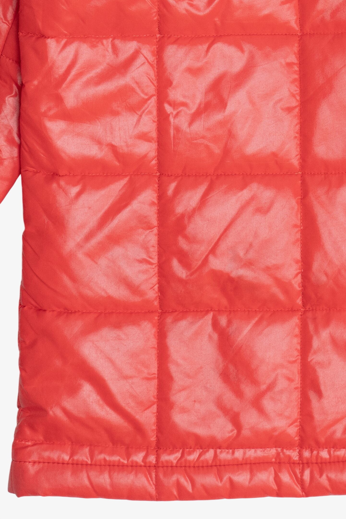 Vintage Long Puffer Ski Coat With "Mary Jane" & Ski Resort Destination Patches (1970s)