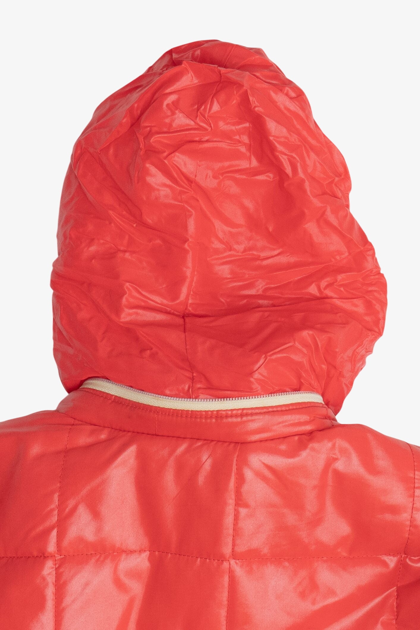 Vintage Long Puffer Ski Coat With "Mary Jane" & Ski Resort Destination Patches (1970s)