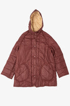 Vintage Mahogany Winter Puffer Jacket (1980s)