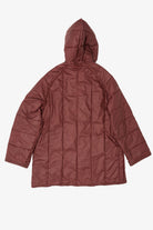 Vintage Mahogany Winter Puffer Jacket (1980s)