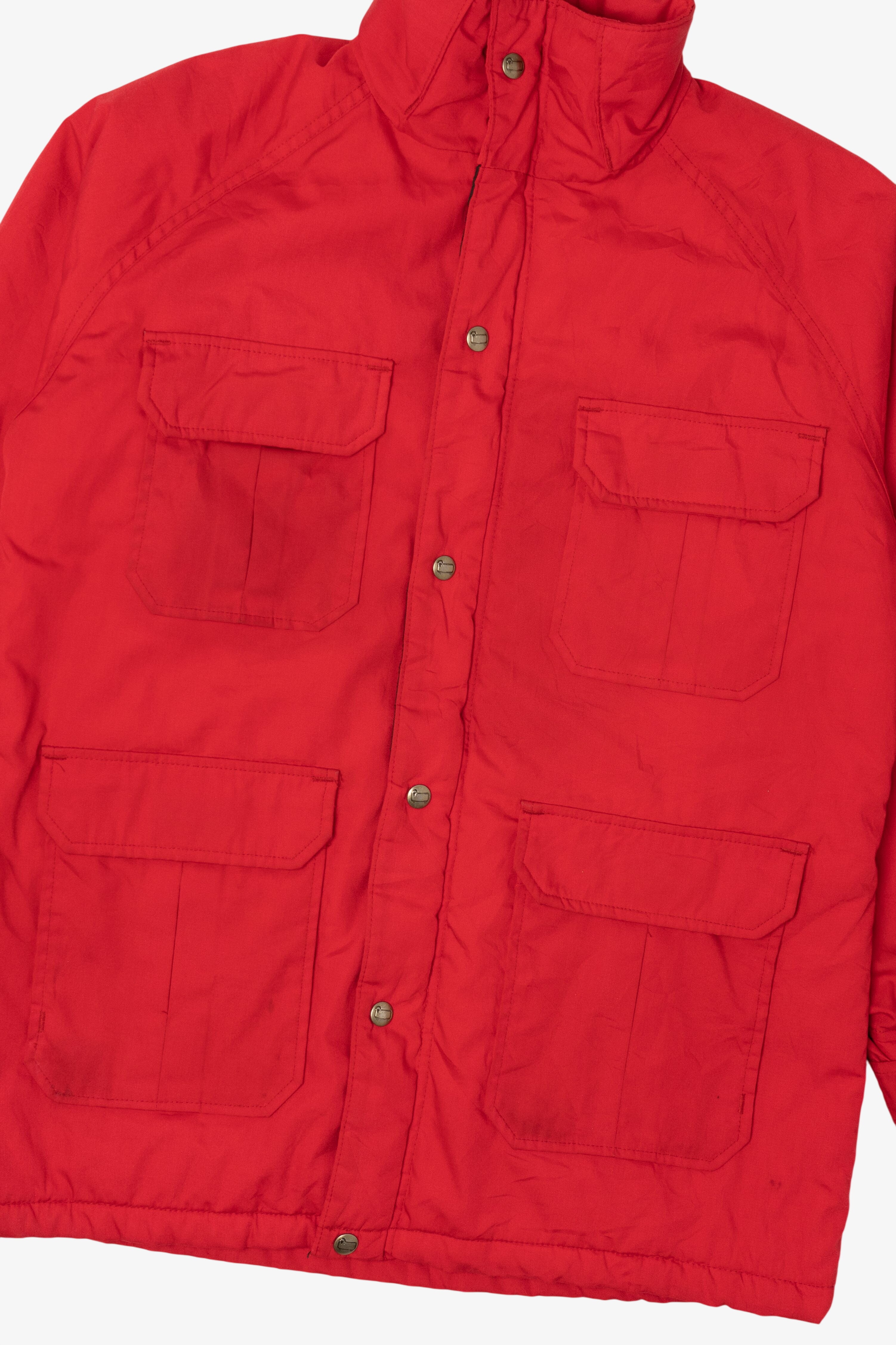 Vintage Red Woolrich Winter Jacket (1980s)