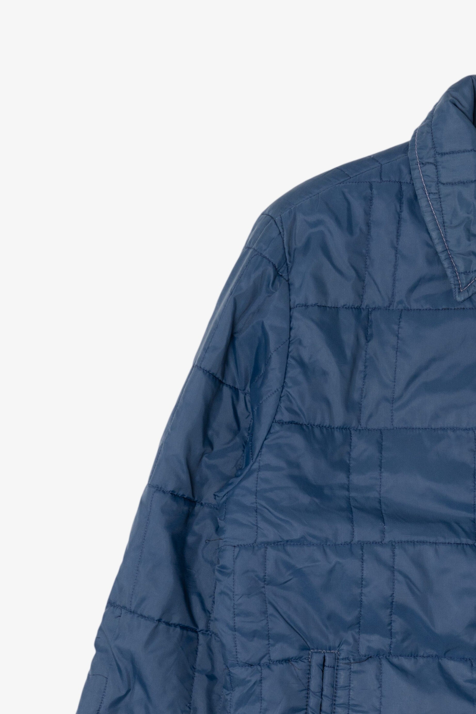 Vintage Blue Weatherguard Quilted Sherpa Lined Jacket (1970s)