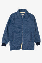 Vintage Blue Weatherguard Quilted Sherpa Lined Jacket (1970s)