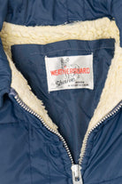 Vintage Blue Weatherguard Quilted Sherpa Lined Jacket (1970s)