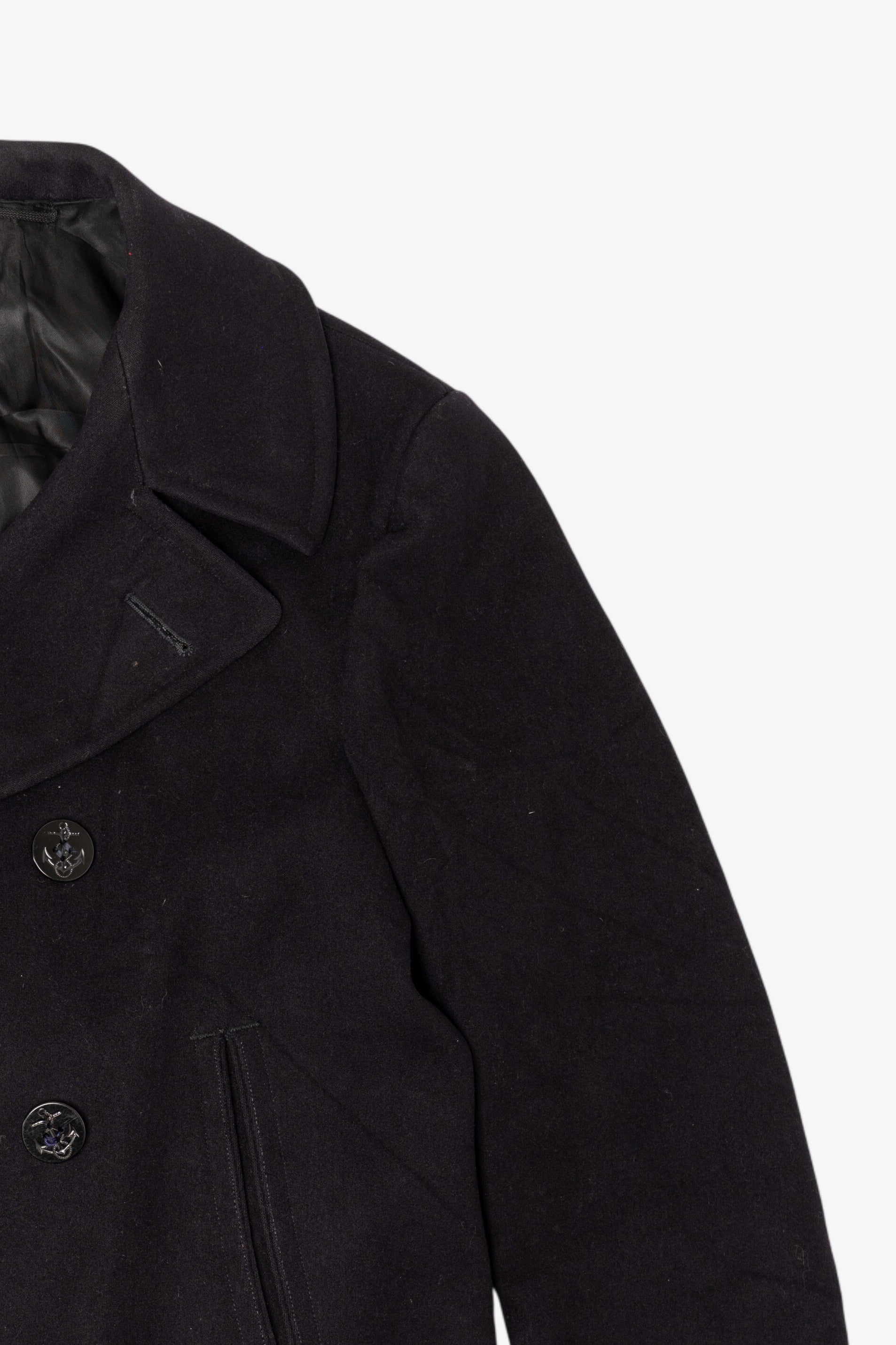 Vintage Navy Peacoat Jacket (1970s)