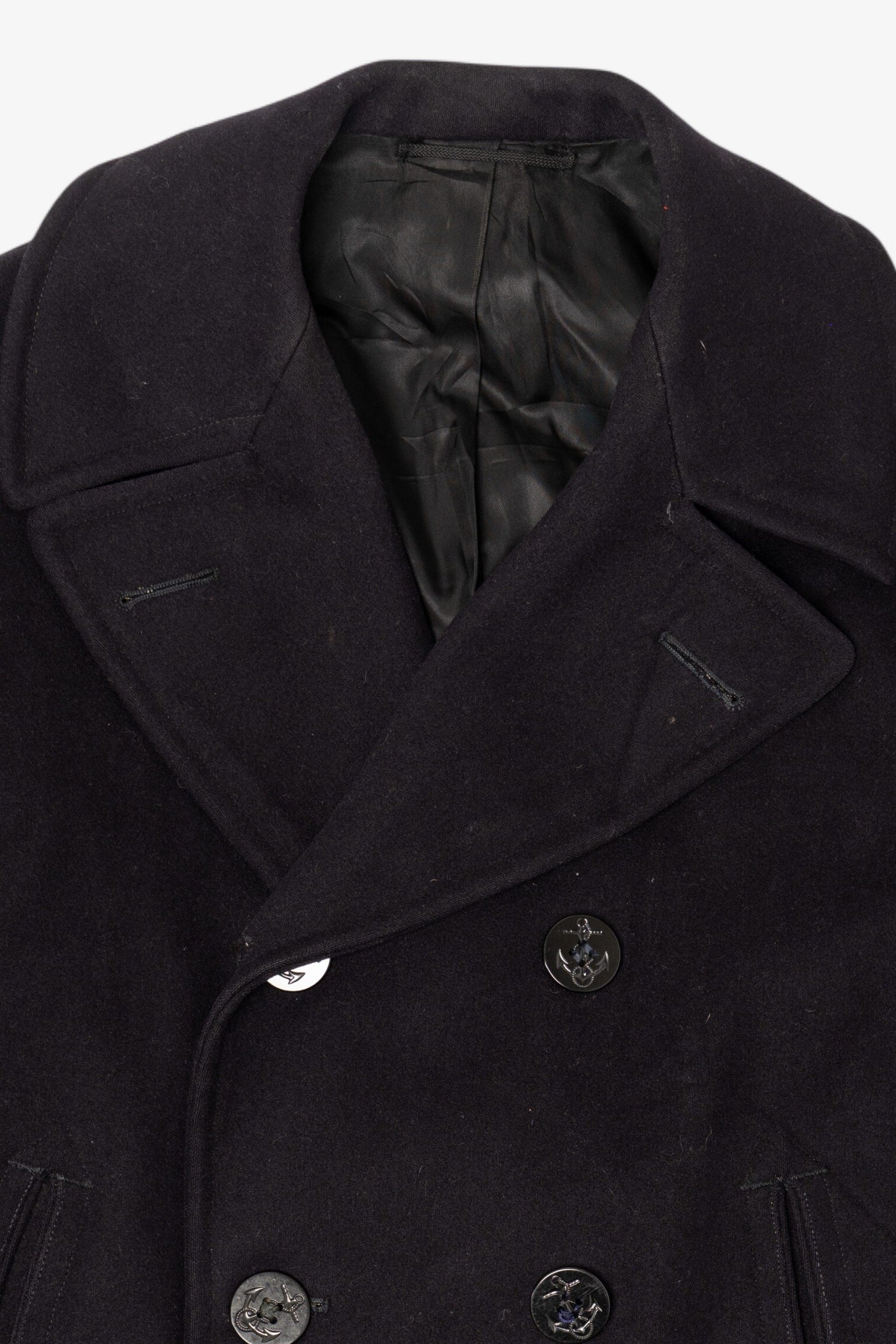 Vintage Navy Peacoat Jacket (1970s)