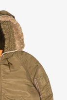 Vintage Olive Put-On Shop Sears Winter Parka (1970s)