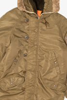 Vintage Olive Put-On Shop Sears Winter Parka (1970s)
