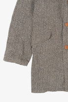 Vintage Gray Cal Craft Faux Fur Trimmed Winter Coat (1980s)