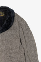 Vintage Gray Cal Craft Faux Fur Trimmed Winter Coat (1980s)