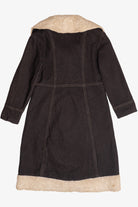 Vintage Penny Lane Shearling Trim Wool Coat (1970s)