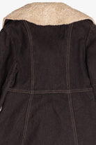 Vintage Penny Lane Shearling Trim Wool Coat (1970s)