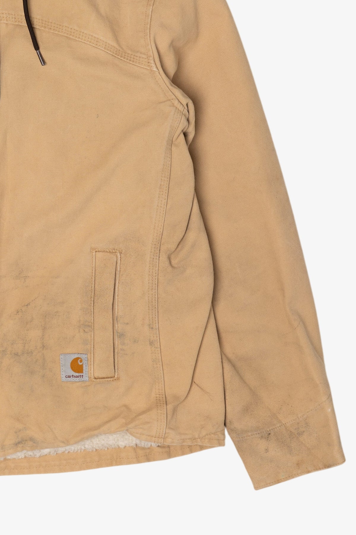 Carhartt Faux Fur Lined Distressed Winter Coat (2010s)