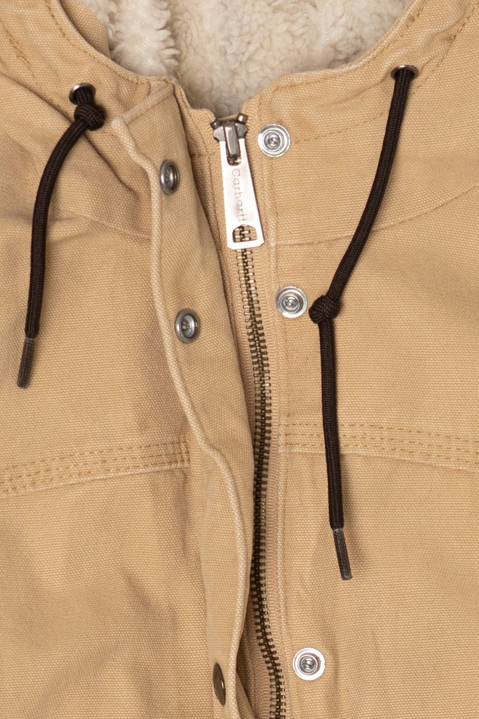 Carhartt Faux Fur Lined Distressed Winter Coat (2010s)