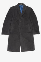 Vintage Dark Gray Single Breasted Overcoat (1990s)