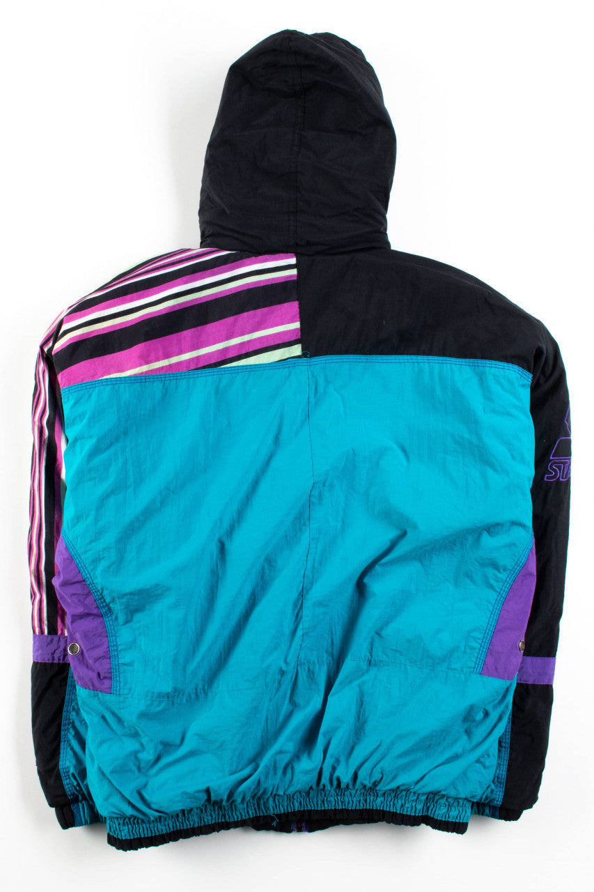 Vintage Starter Color Block Winter Jacket