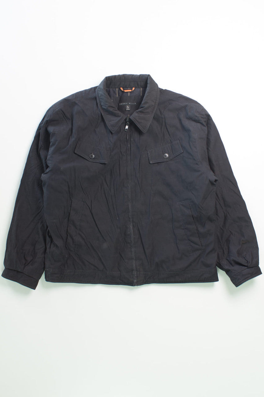 Vintage Perry Ellis Black Winter Coat