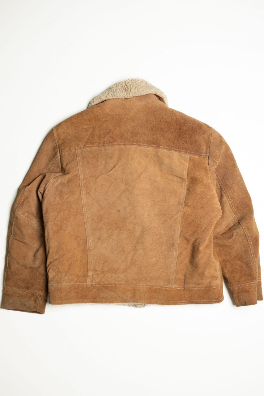 Vintage JC Penney Winter Leather Coat