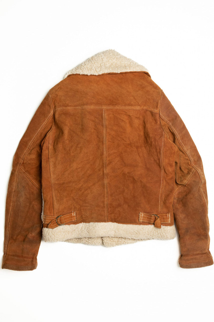 Vintage Hillard Sportswear Winter Leather Coat
