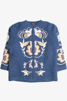 Blue Floral Coat 445