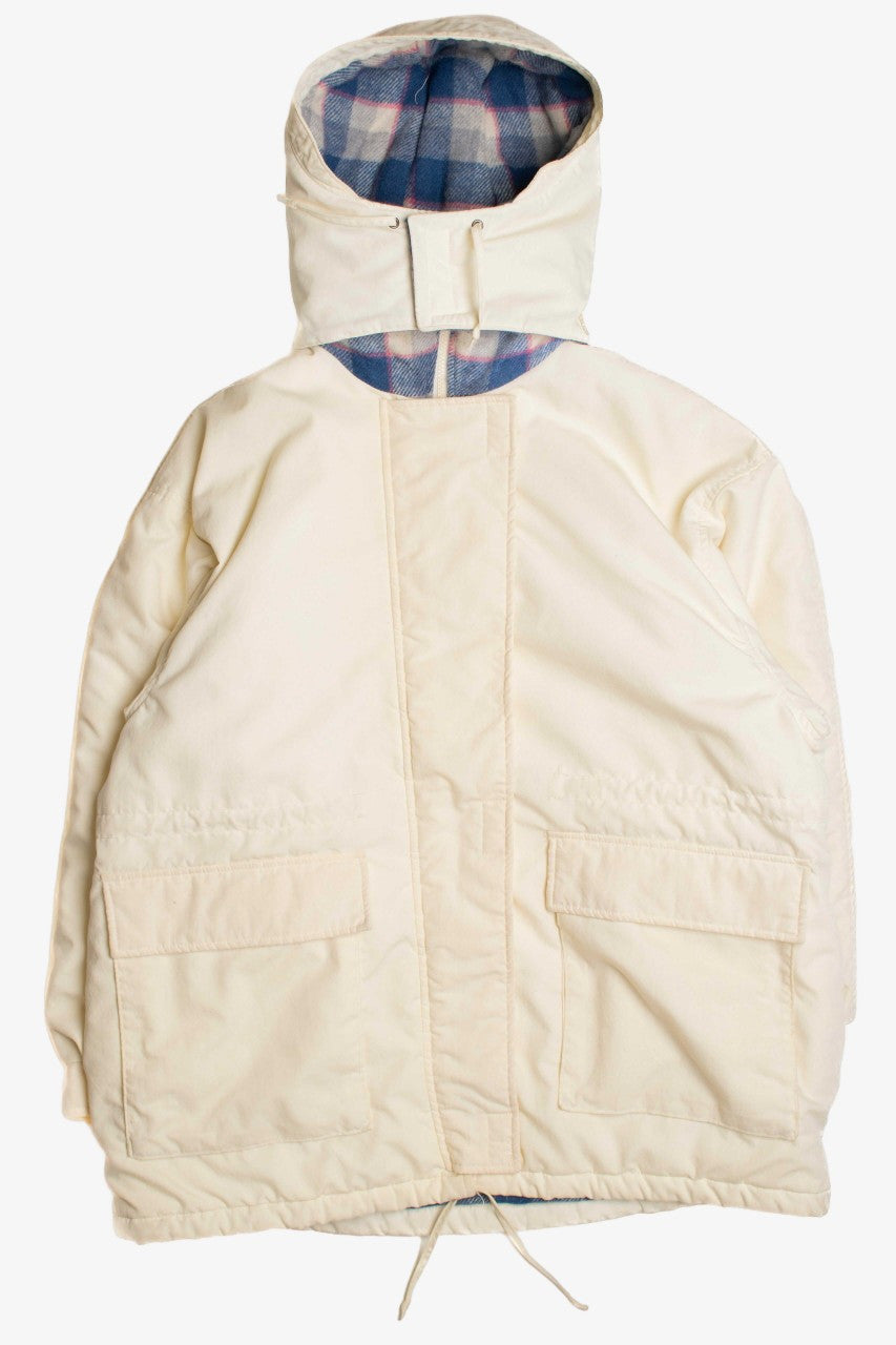 White Woolrich Winter Coat