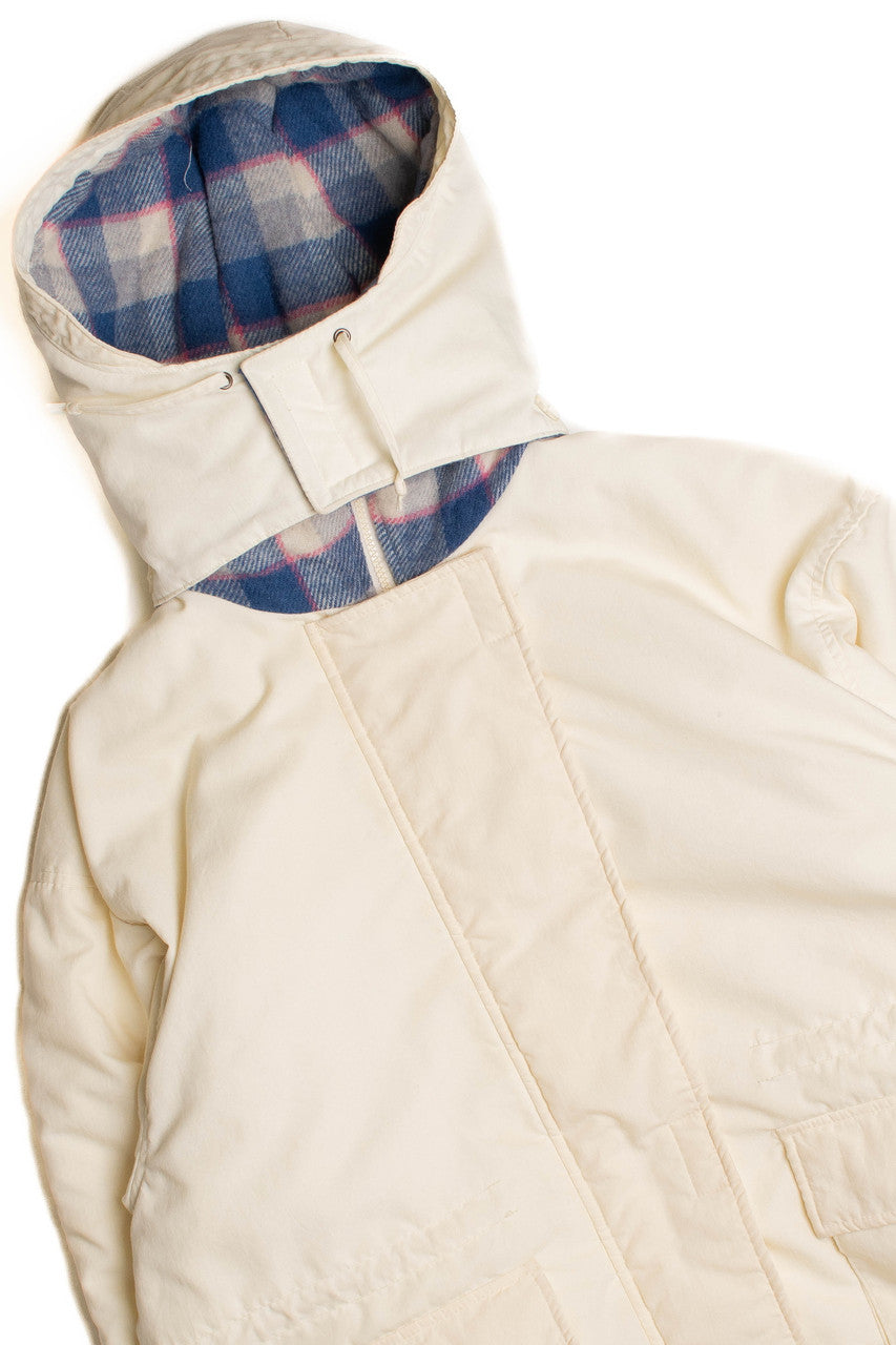 White Woolrich Winter Coat