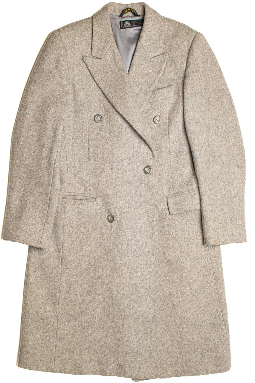 Gray Winter Trench Coat